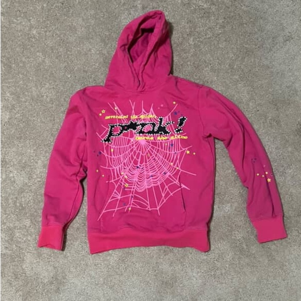 Pink Graphic Hoodie